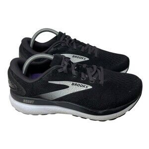 Brooks Shoes Men's Size 8 EE Black Cushioned Ghost 16 Running Walking Sneakers